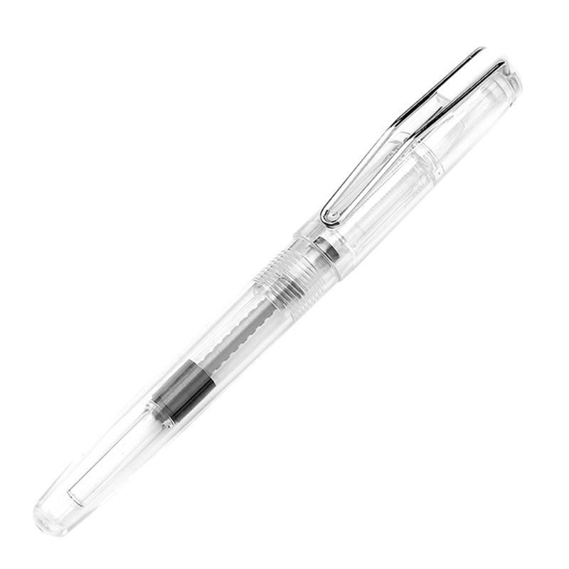 Bút Viết Thư Pháp Màu Nước Có Kẹp Kim Loại Có Thể Bơm Bằng Tay Phong Cảnh Trung Quốc