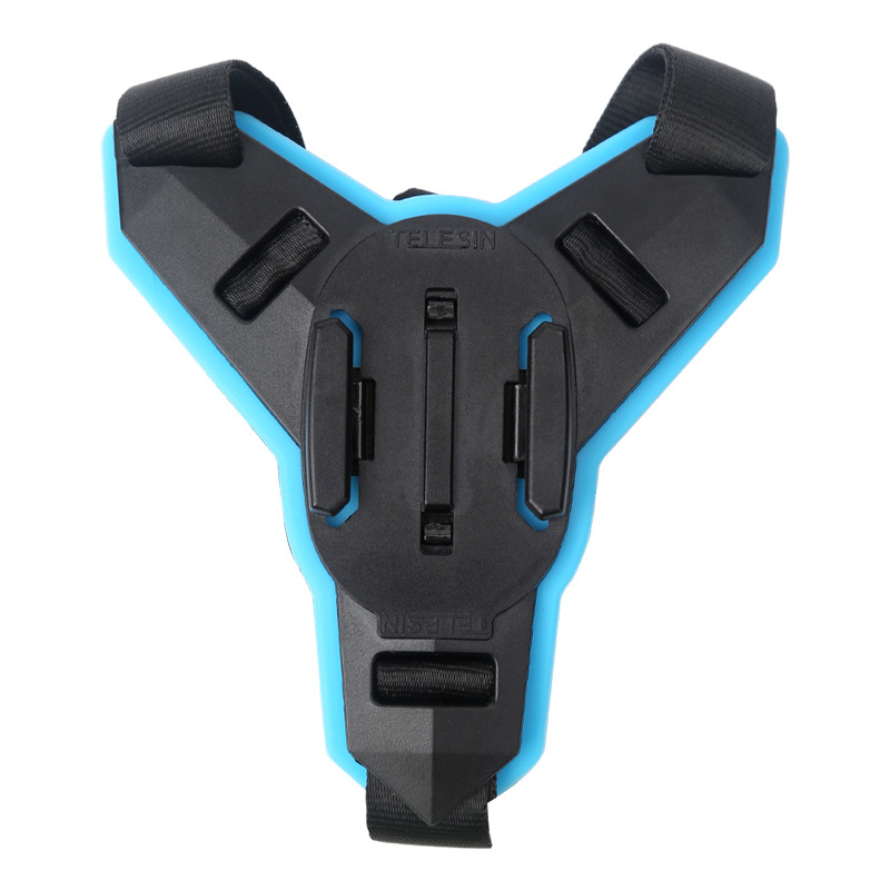 Mount Gắn Cằm Cho GoPro Telesin - Bộ Gắn Cằm Lên Mũ Fullface  Kèm đế khóa J