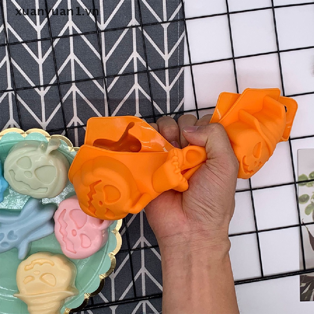 Khuôn Silicon Làm Bánh Phong Cách Halloween Độc Đáo