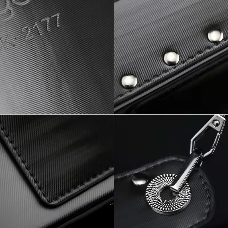 Túi Đựng Kéo Cắt Tóc Đeo Vai Màu Xám Bạc Thời Trang