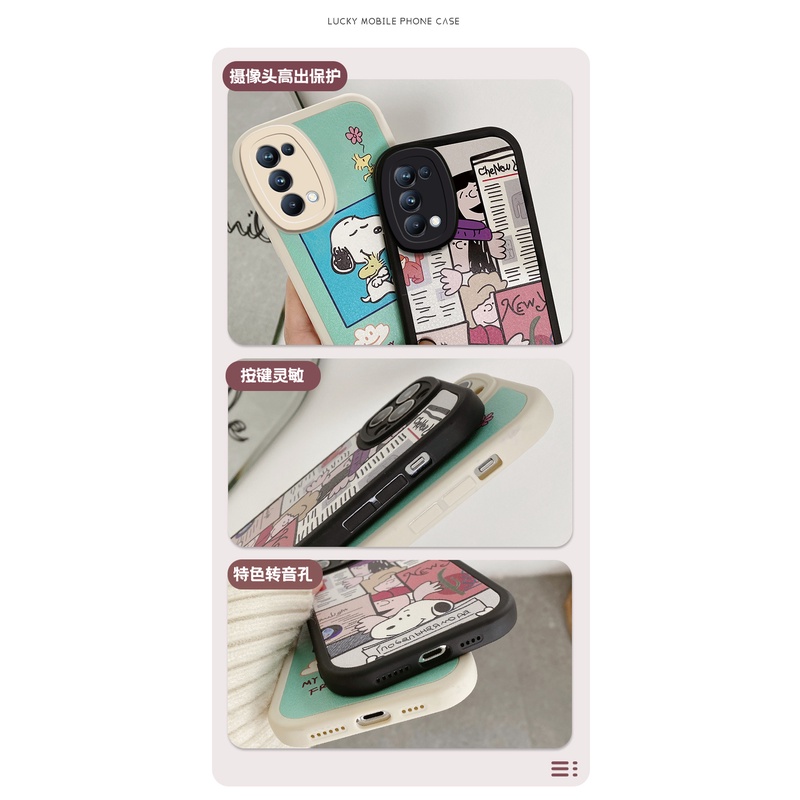 Ốp Lưng OPPO Reno 5 4G/5G Silica Gel Da Cừu Dòng Gấu Papa Ốp Lưng Mềm Ốp Lưng Điện Thoại Bảo Vệ Máy Ảnh Nam Nữ Hoạt Hình Dễ Thương Mới