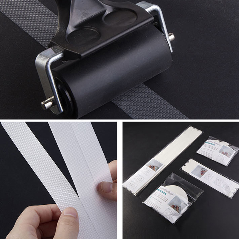 Bộ 6 miếng trong suốt chống trượt kích thước 20 x 2 cm cho nhà tắm