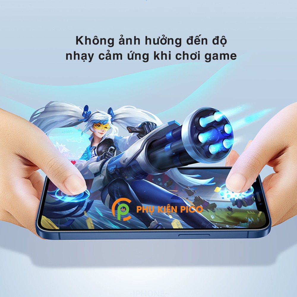 Cường lực Iphone 12 Pro Max chính hãng KingKong chống va đập trầy xước - Kính cường lực Iphone