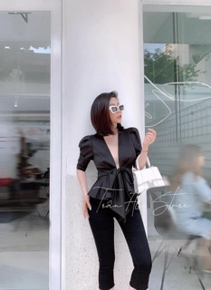 Áo Peplum Nơ Bigsize (60kg->90kg)