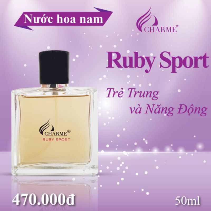 Nước hoa nam Ruby sport  50 ml