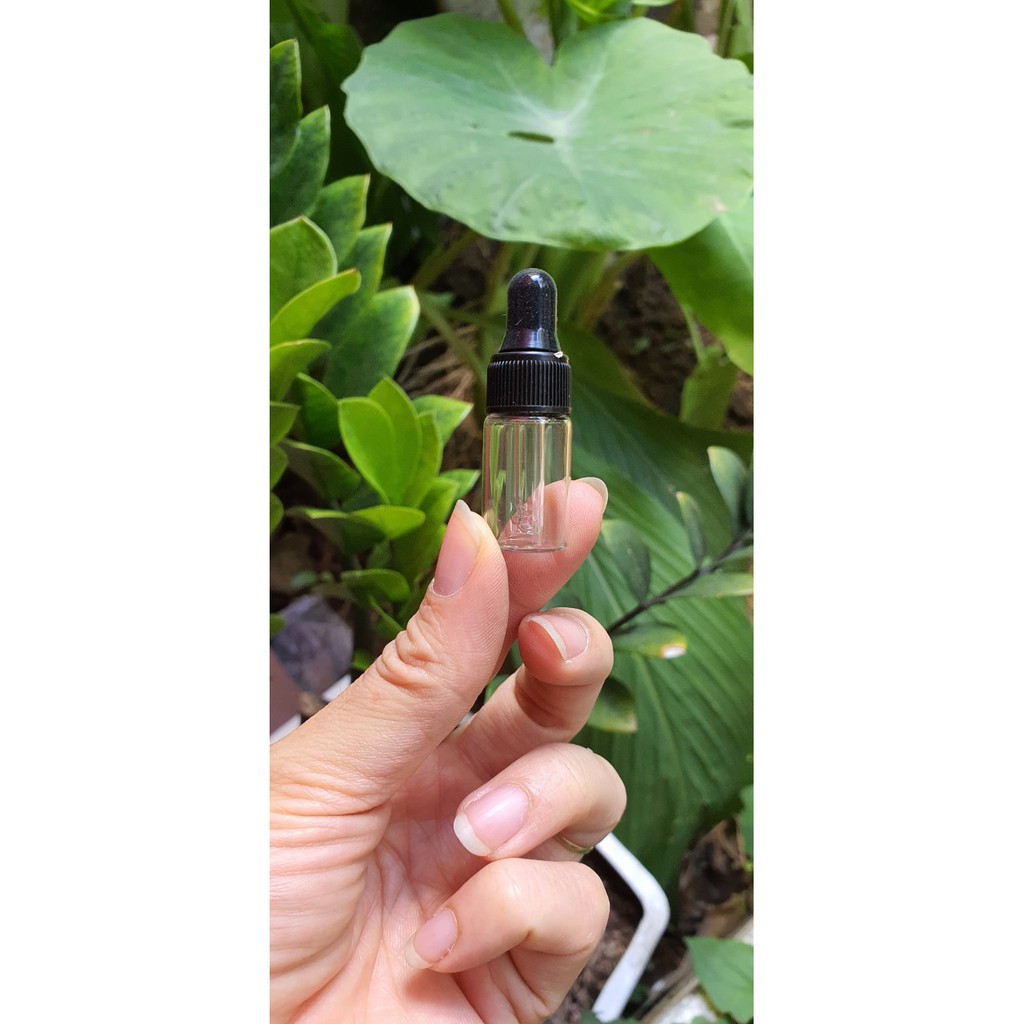 10 lọ serum 2 3 5ml mỏng khoen nhựa đen bóp đen