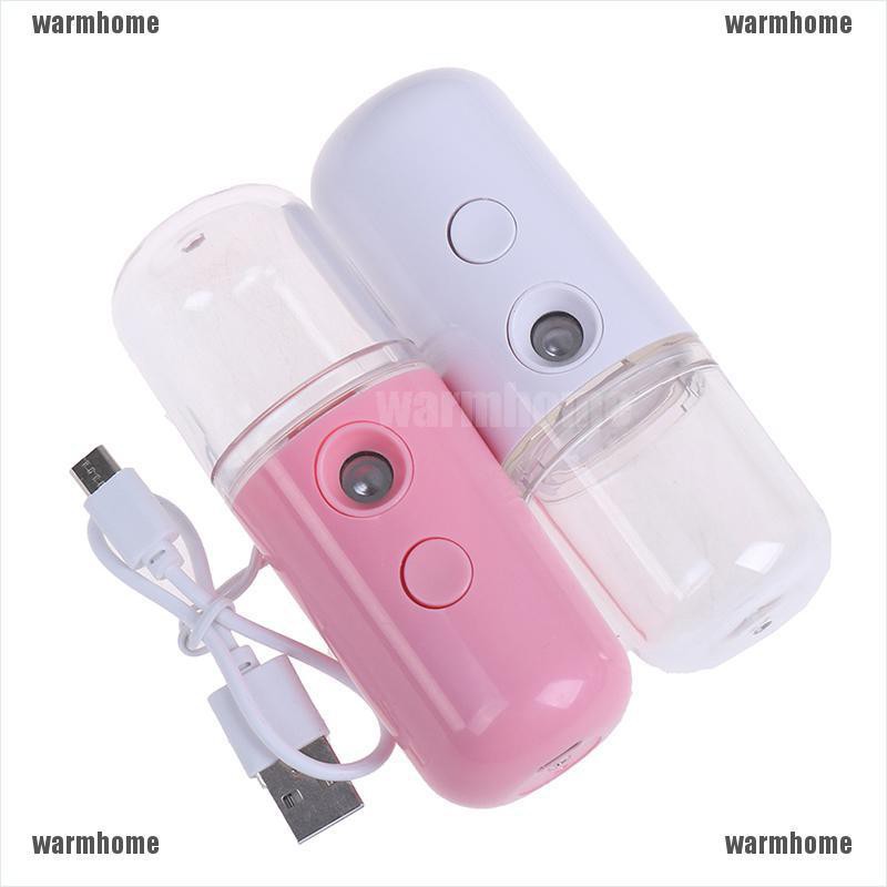 [warmhome]1PC Facial Steamer Ultrasonic Ozone Face Sprayer Cold Beauty Hydrating Skin Care