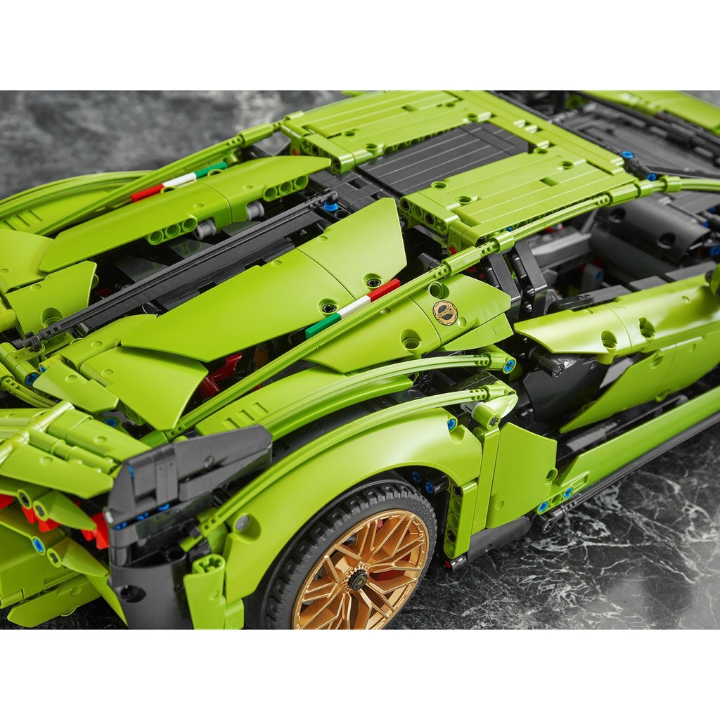 42115 Đồ chơi lắp ráp Iego Technic Lamborghini Sián FKP 37 -  Siêu xe xanh lá