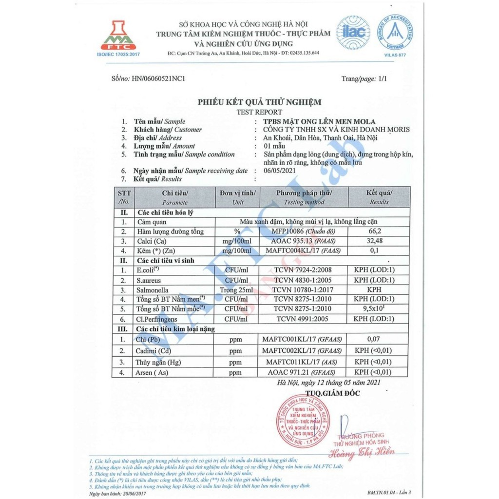 Mật Ong Lên Men Mola