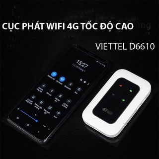 Thiết bị kết nối mạng không dây 4G PHÁT WIFI 4G VIETTEL D6610 - Phát wifi từ sim di động - Gắn sim data là Phát wifi