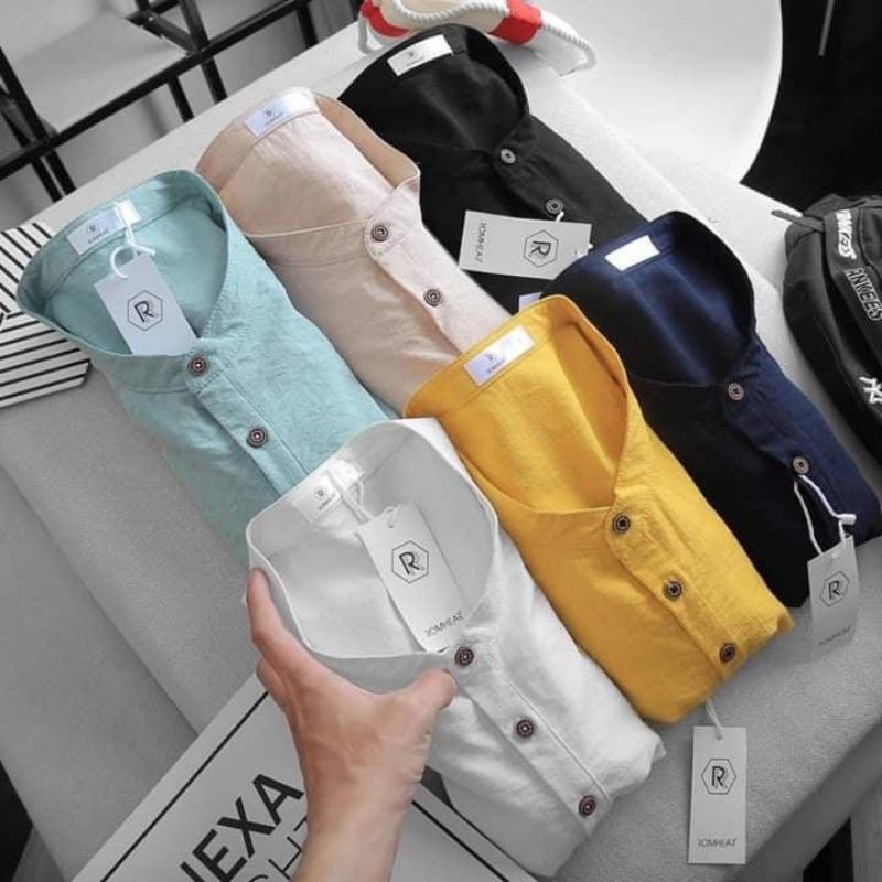 Quần Áo Đũi Nam Cổ Tàu cộc tay thể thao chất vải đũi thái loại 1 đẹp hàng hot trend BD33 | BigBuy360 - bigbuy360.vn