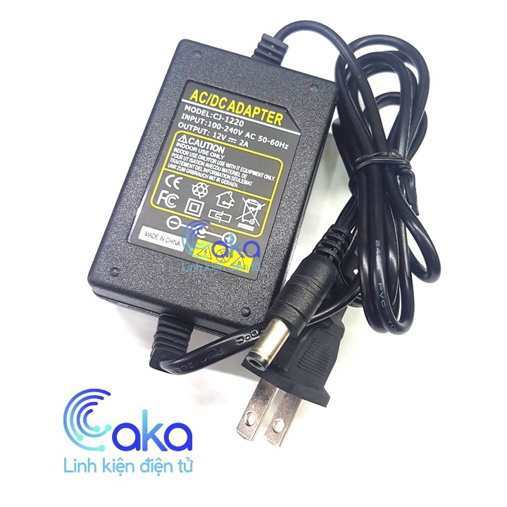 Nguồn Adapter 12V 2A DC có đèn báo