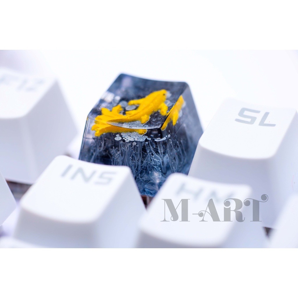 Keycap - Nút Bàn Phím Gaming - Nút Bàn Phím Cơ Cá Koi Yamabiki Ogon  - KC006