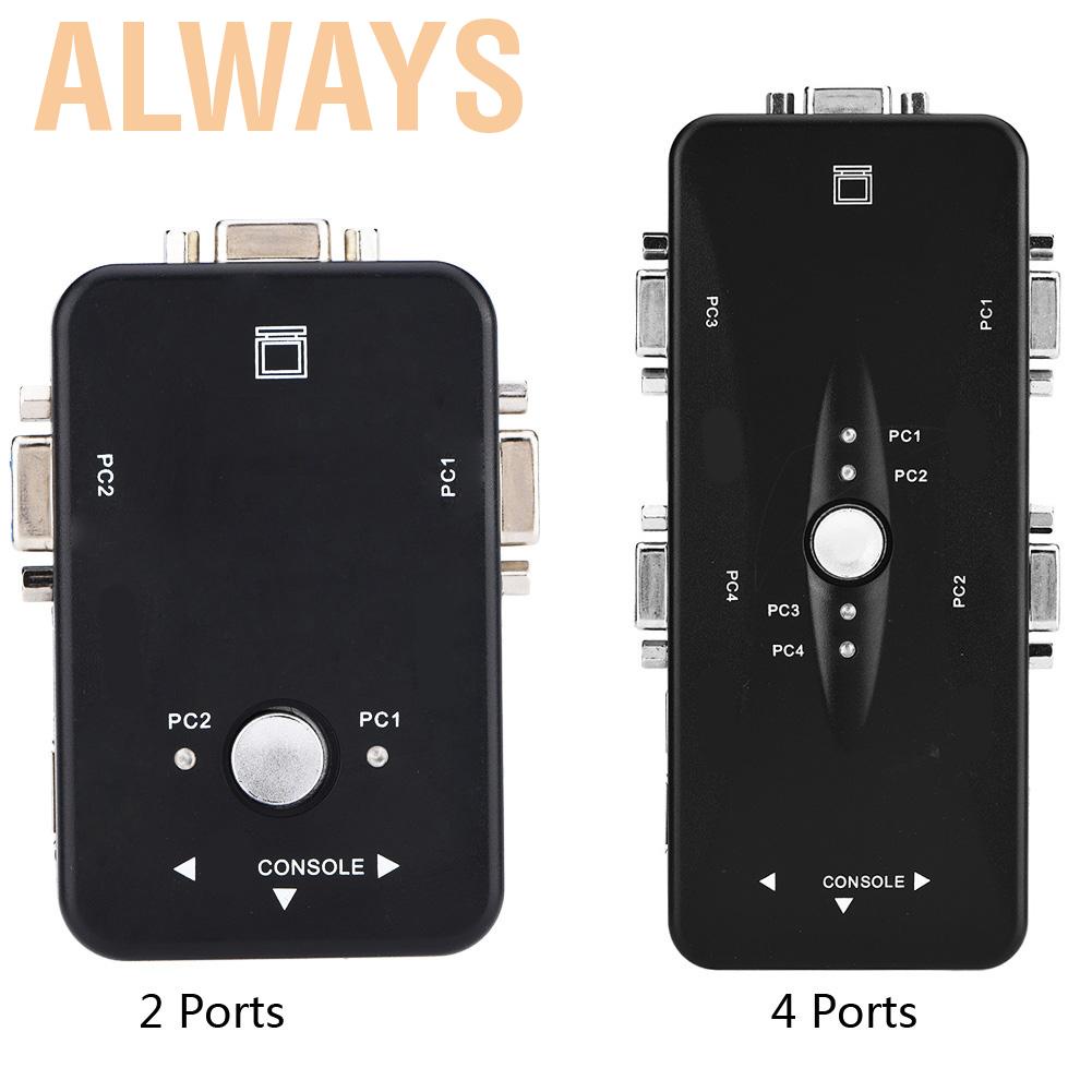 Bộ chuyển đổi USB 2.0 KVM 2 / 4 Port VGA Video