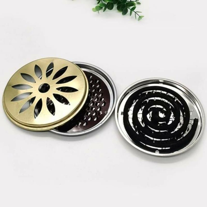Khay đựng nhang muỗi bằng kim loại