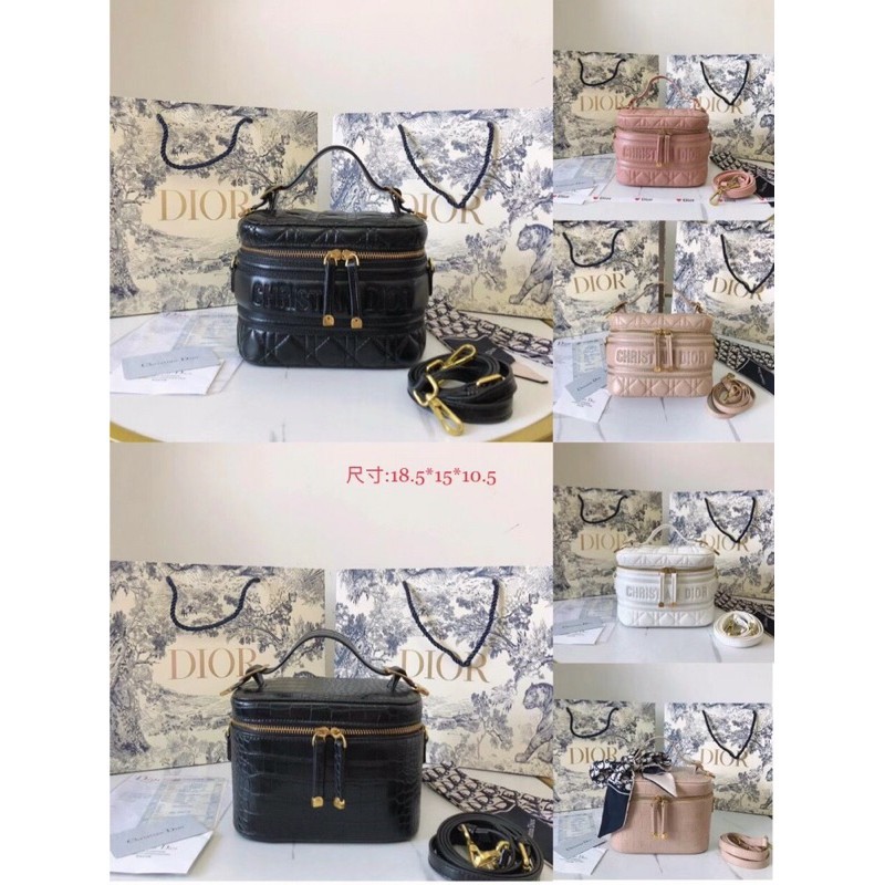 TÚI DIOR CỐP FULL BOX SZ 19 kèm khăn lụa Túi xách nữ lonakeng xách tay sang chảnh