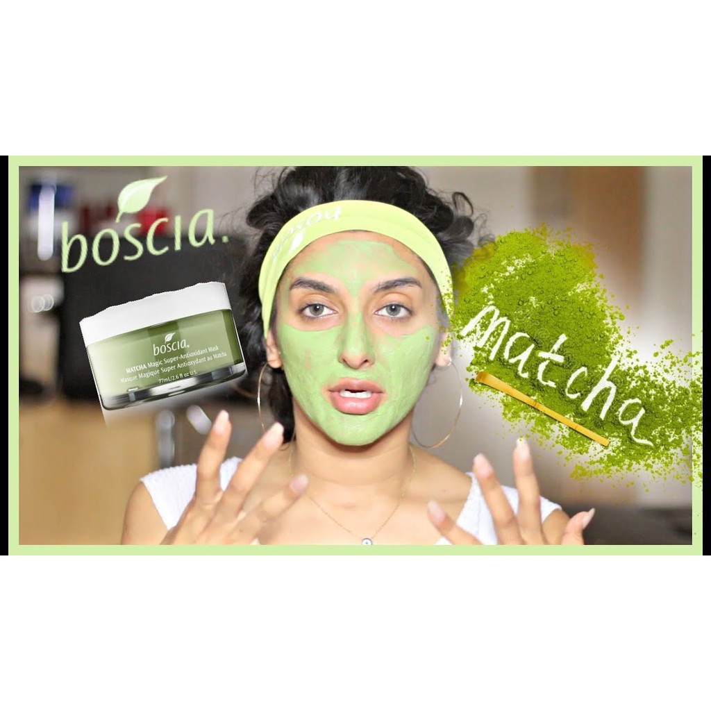 [TẶNG CHOCOLATE HERSHEY] Mặt Nạ Sáng Da & Chống Lão Hóa Boscia Matcha Magic Super-Antioxidant Mask 13ml