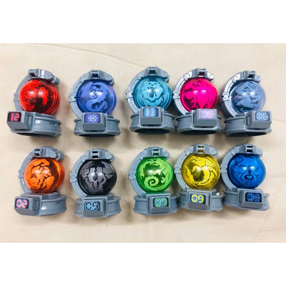 Đồ chơi siêu nhân Kyuranger Gashapon Candy Kyutama các loại - Uchu Sentai Kyuranger.