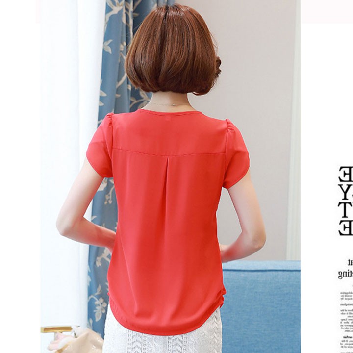 Áo kiểu phổi nơ duyên dáng Ai-003i