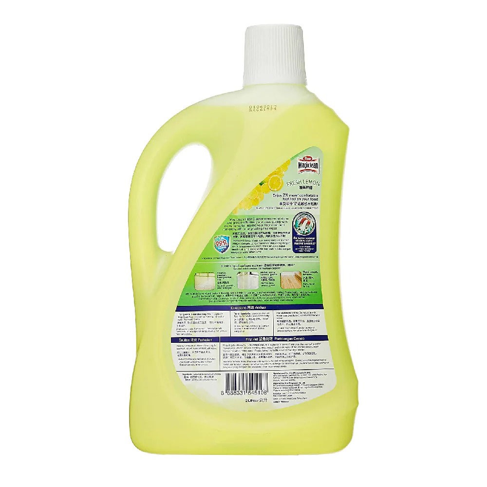Nước Lau Sàn Magiclean Hương Chanh Chai 2L