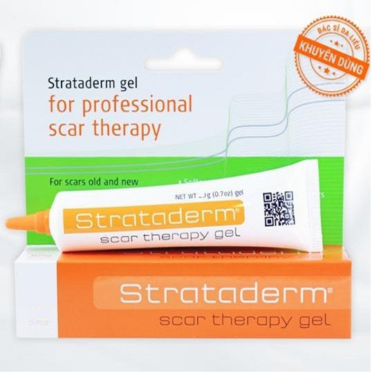 Gel mờ sẹo Strataderm 5g – Hỗ trợ làm mờ sẹo thâm, làm lành vết thương hở