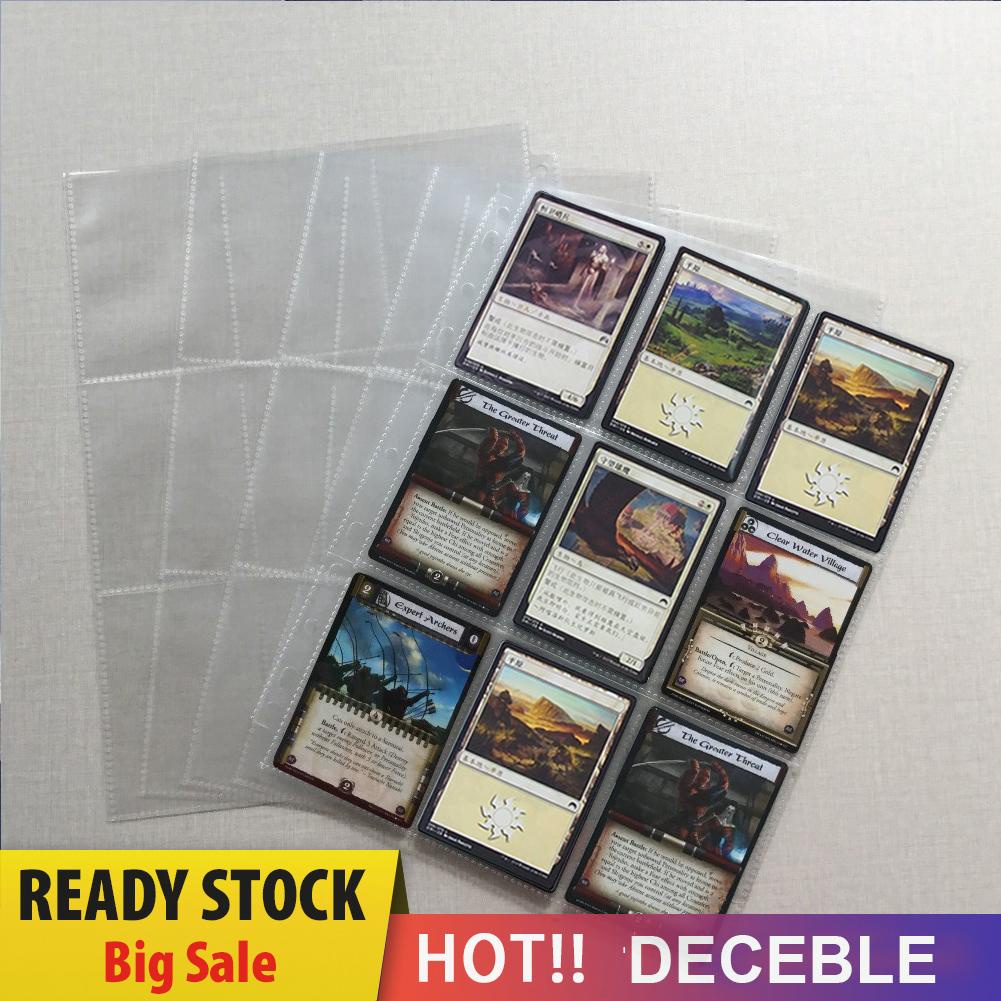 deceble 180pcs Novelty Playing Cards Holder Album 6x9cm Game Cards Collection Book