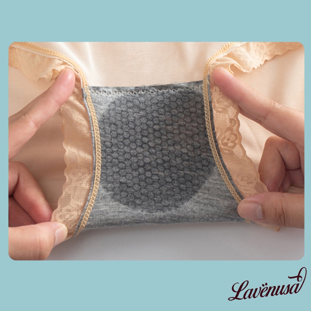 Quần lót nữ cạp cao gen bụng giúp eo thon thoáng khí thoải mái LAVENUSA QL105