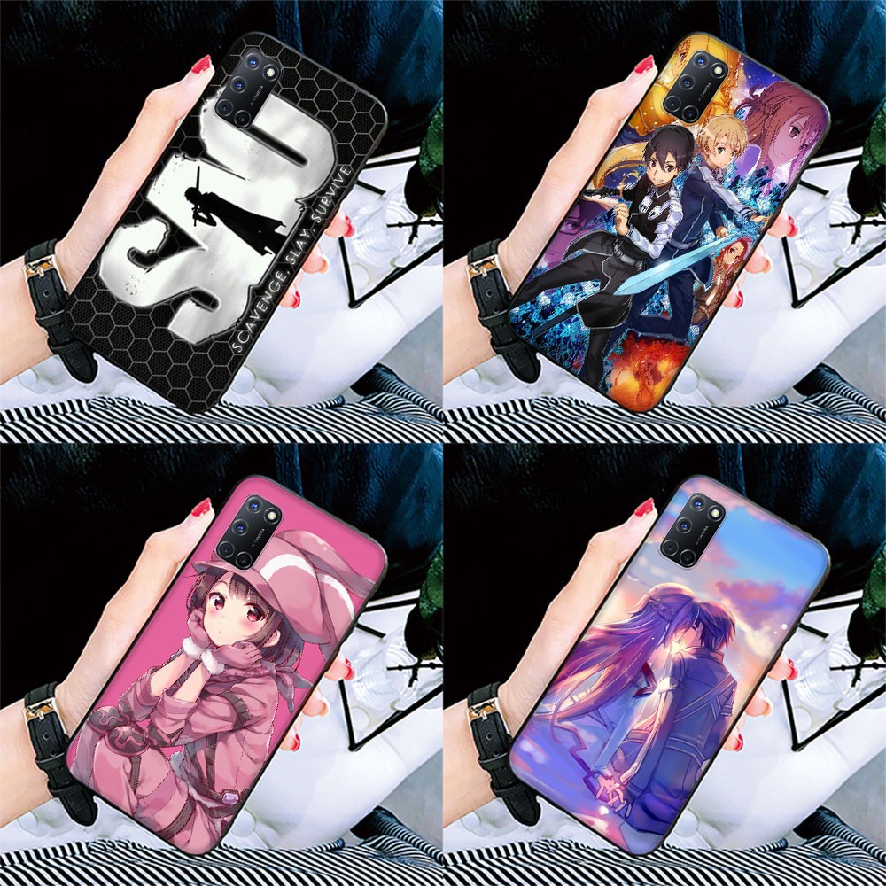 Ốp Lưng Silicone In Hình Sword Art Online Cho Xiaomi Redmi Note 10 K40 8a 9a 9c Poco X2 Pro Max