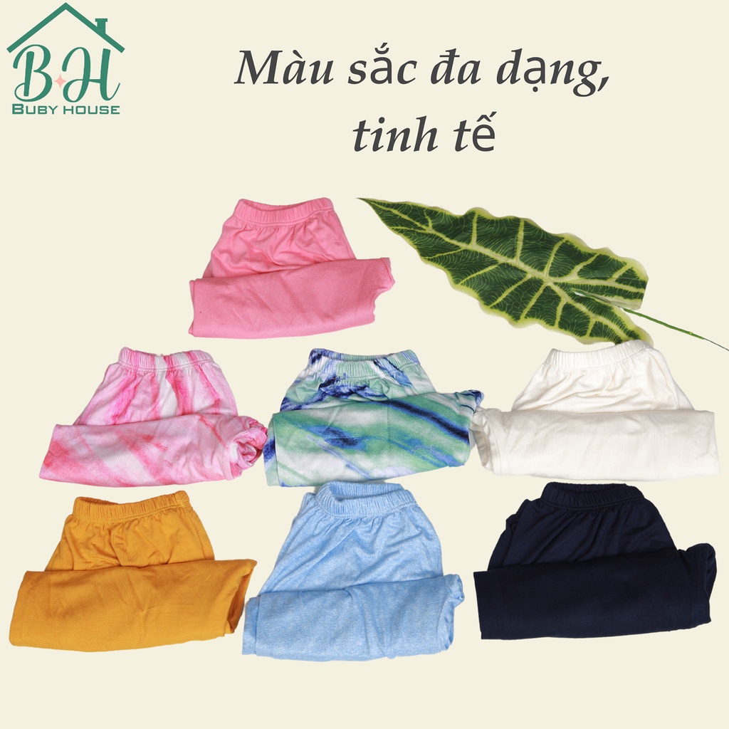 Quần legging bé gái Buby Q03 chất COTTON mềm mát, co giãn tốt cho bé thoải mái vận động, đủ size từ 8 - 30kg