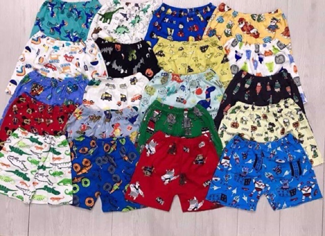 Set 8 Quần chục dài bozip cotton cho bé Monmonkid