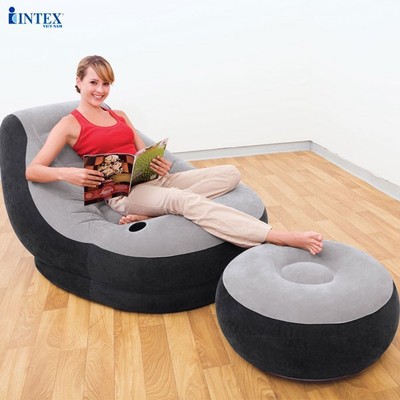 Ghế hơi tựa lưng INTEX nhiều mẫu, màu sắc - đọc sách êm ái thoải mái, bảo hành 12 tháng