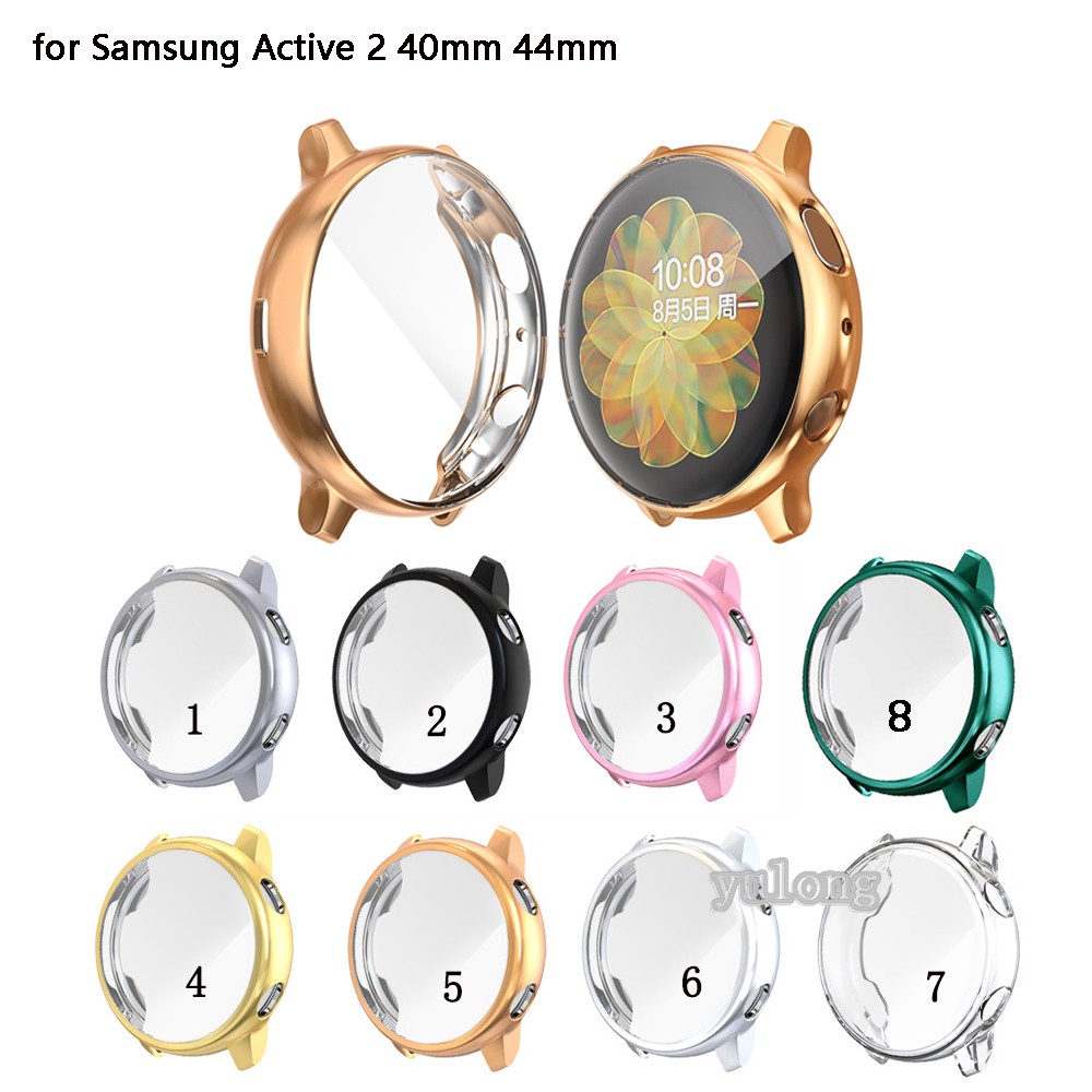 Vỏ TPU bảo vệ mặt đồng hồ thông minh cho Samsung Galaxy Watch Active 2 40mm 44mm