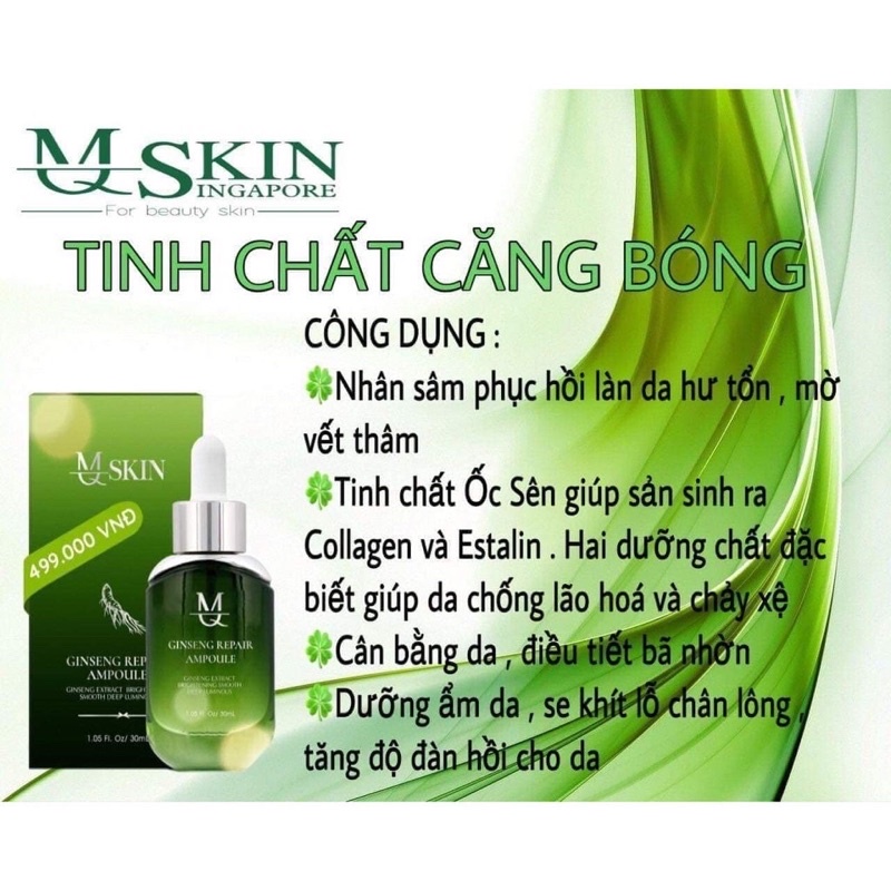 serum căng bóng đánh bay nám tàn nhang mqskin chính hãng