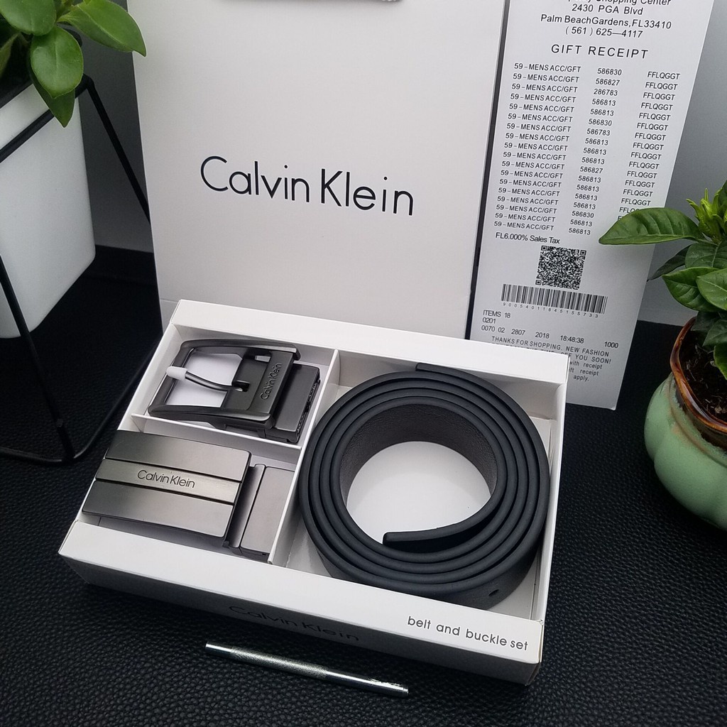 Thắt Lưng Calvin Klein CK / Phụ Kiện Thời Trang Cho Nam