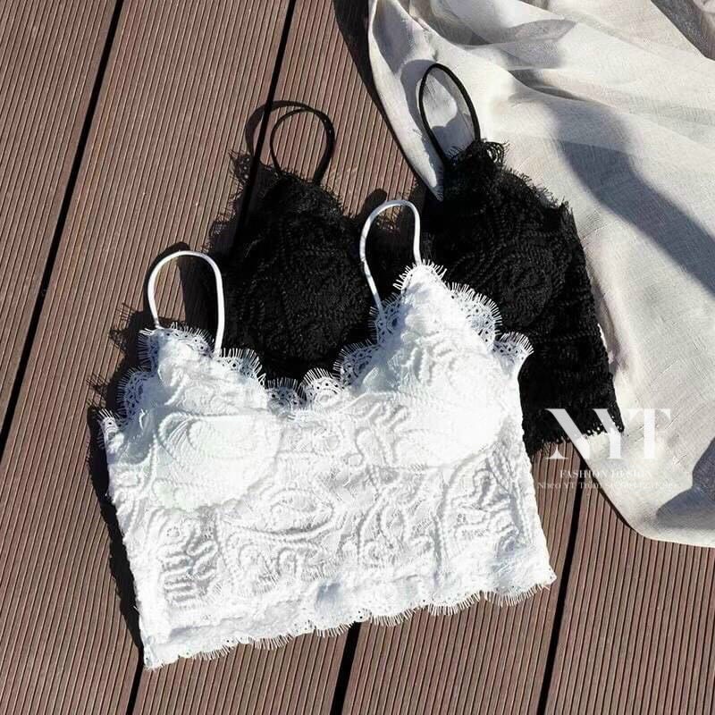 Áo bra 2 dây ren thừng có đệm - hàng đẹp