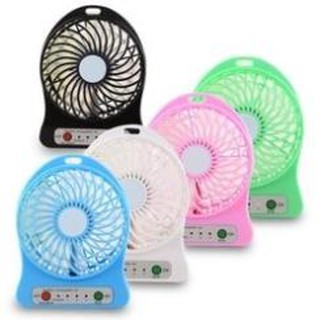 Quạt mini pin sạc cầm tay 3 chế độ có đèn pin - Hàng Loại 1