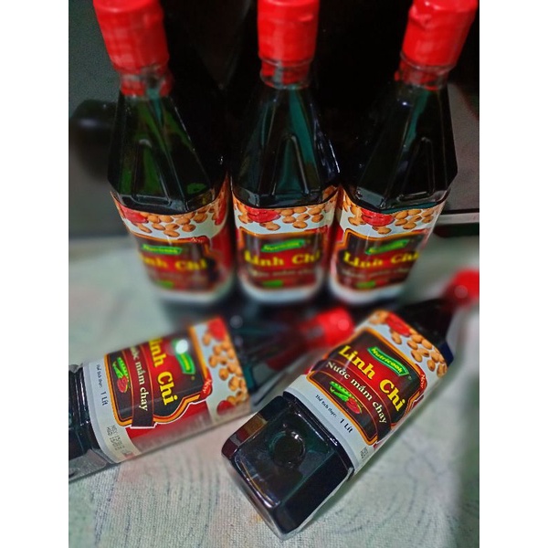 NƯỚC MẮM LINH CHI THUẦN CHAY 1LÍT