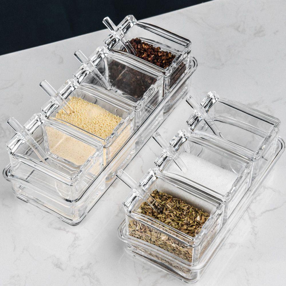 Hộp Đựng Gia Vị Nấu Ăn Trong Suốt