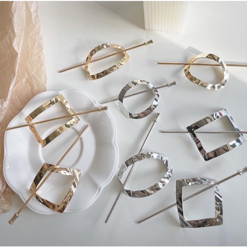 Trâm cài kim loại sang chảnh