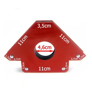 Nam châm ke góc vuông lực hút 33kg - 75lbs / ke nam châm - ke góc nam châm - ke hàn vuông góc