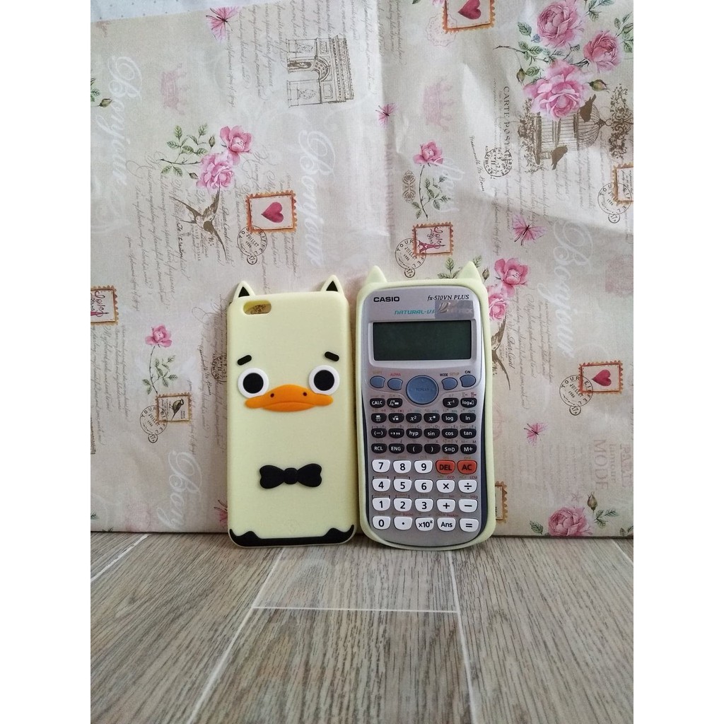 COMBO MÁY TÍNH CASIO FX 570 VN PLUS + ỐP LƯNG VỊT VÀNG
