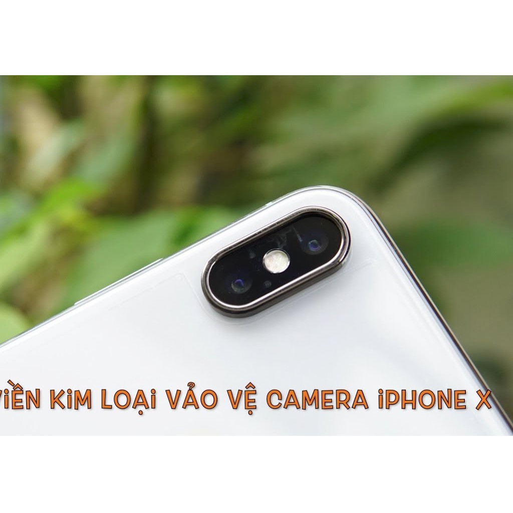 Viền kim loại bảo vệ Camera cho iphone  XR màu xanh dương