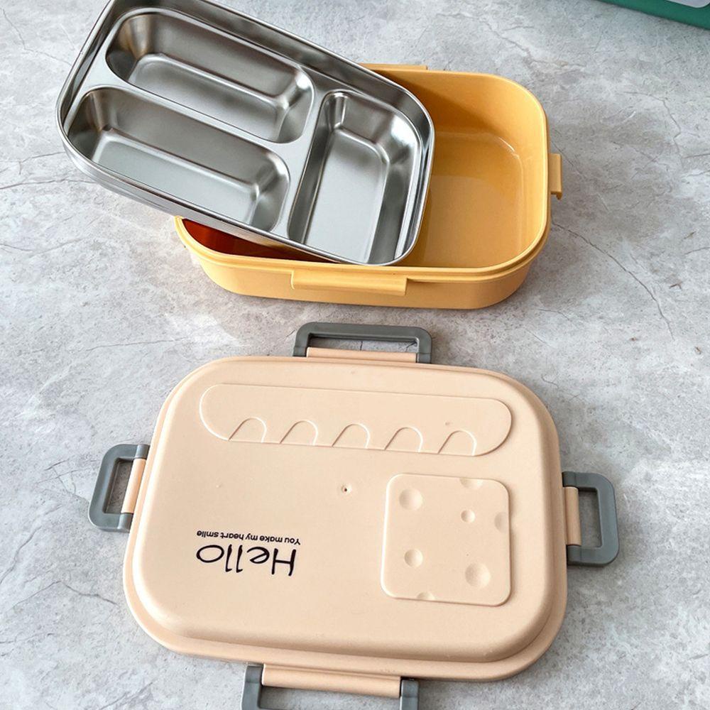 .Hộp Đựng Cơm Trưa 2 / 3 Ngăn Bằng Inox Tiện Dụng