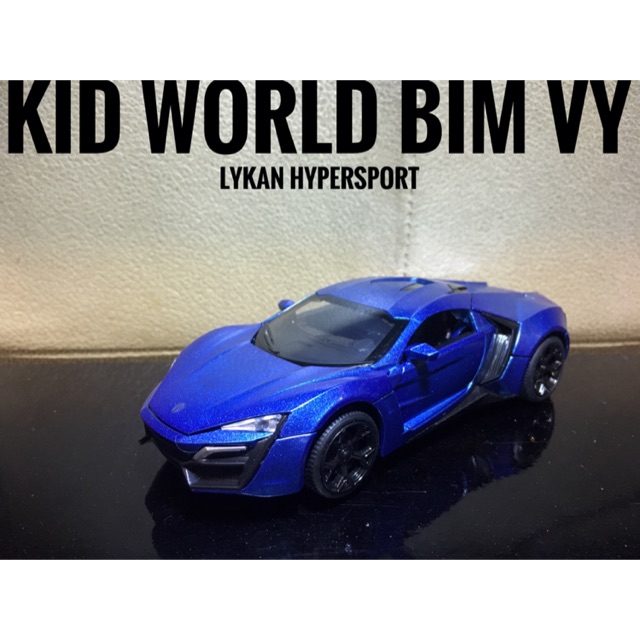 Xe mô hình Lykan Hypersport. Tỷ lệ 1:32.