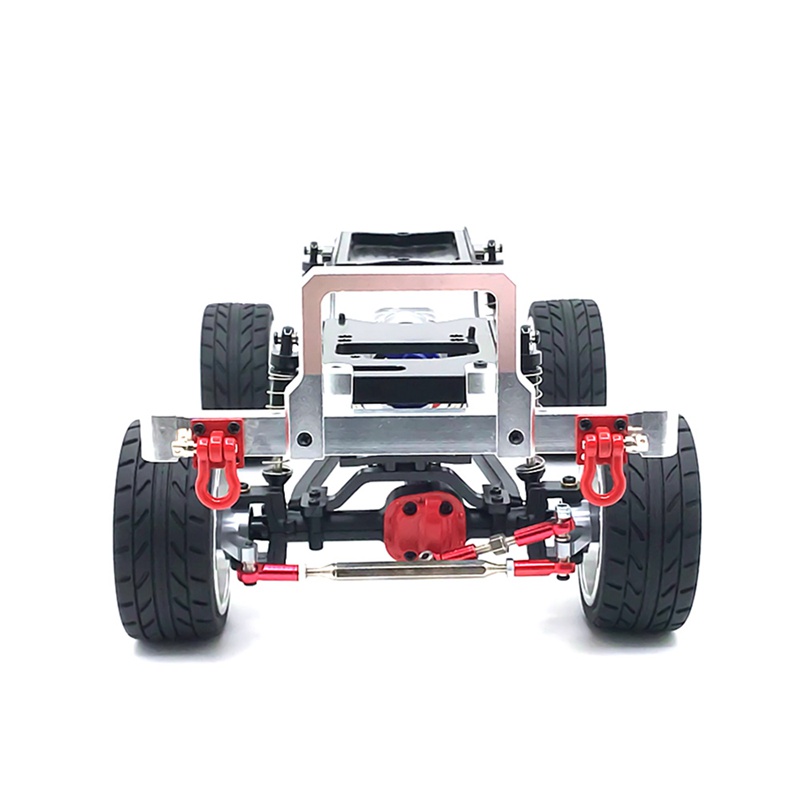 Bộ Cản Trước Bằng Kim Loại Kèm Móc Cho Xe Hơi Điều Khiển Từ Xa MN D90 D91 D96 MN-90 MN99S 1 / 12 Đen