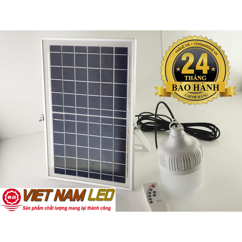 Bóng đèn led 40W năng lượng mặt trời, pin 12Ah, vnled.vn 0936395395