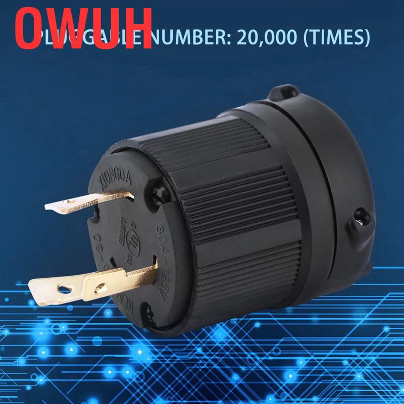 Đầu Nối Dây Điện Nema L5-30A 125v 3