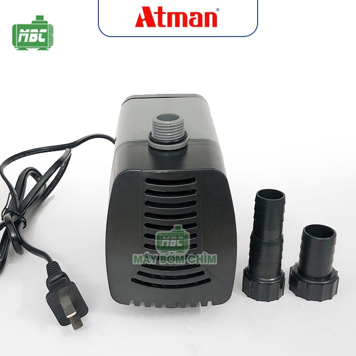 Máy bơm hồ cá ATMAN AT 105s | trục sứ - hoạt động êm ái - độ bền cao | Máy bơm chìm