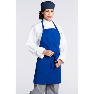 Tạp dề đồng phục màu xanh dương