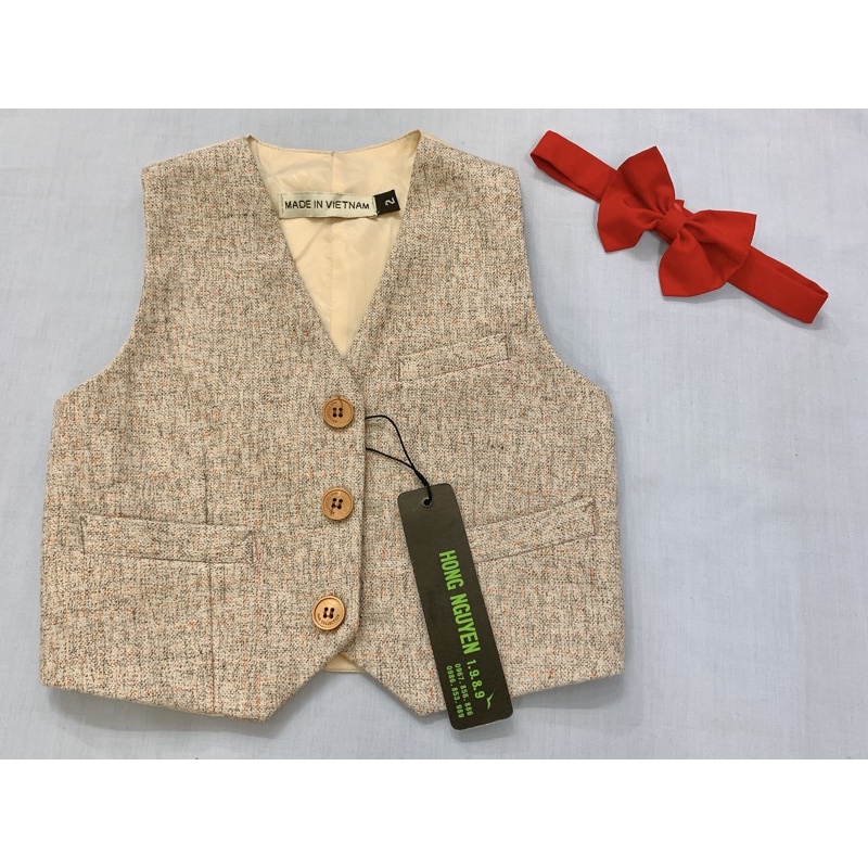 Áo gile cho bé trai ib tư vấn size